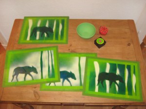 Tischsets Acryl     